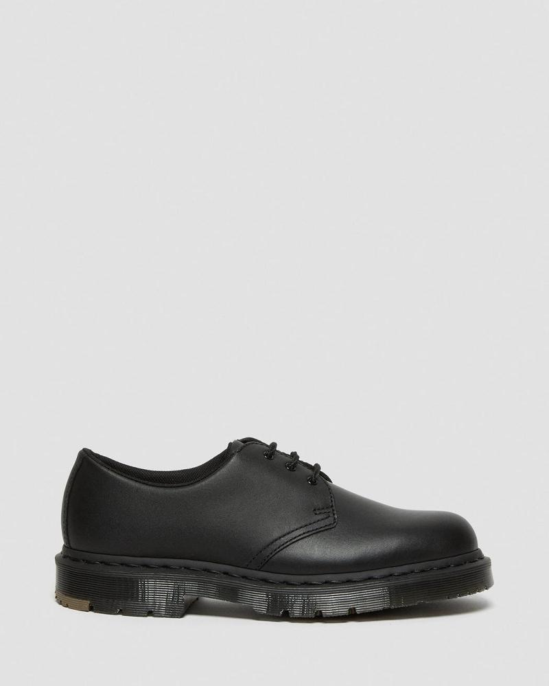 Dr Martens 1461 Mono Slip Resistant Arbejdssko Dame Sort | DK 401WNB